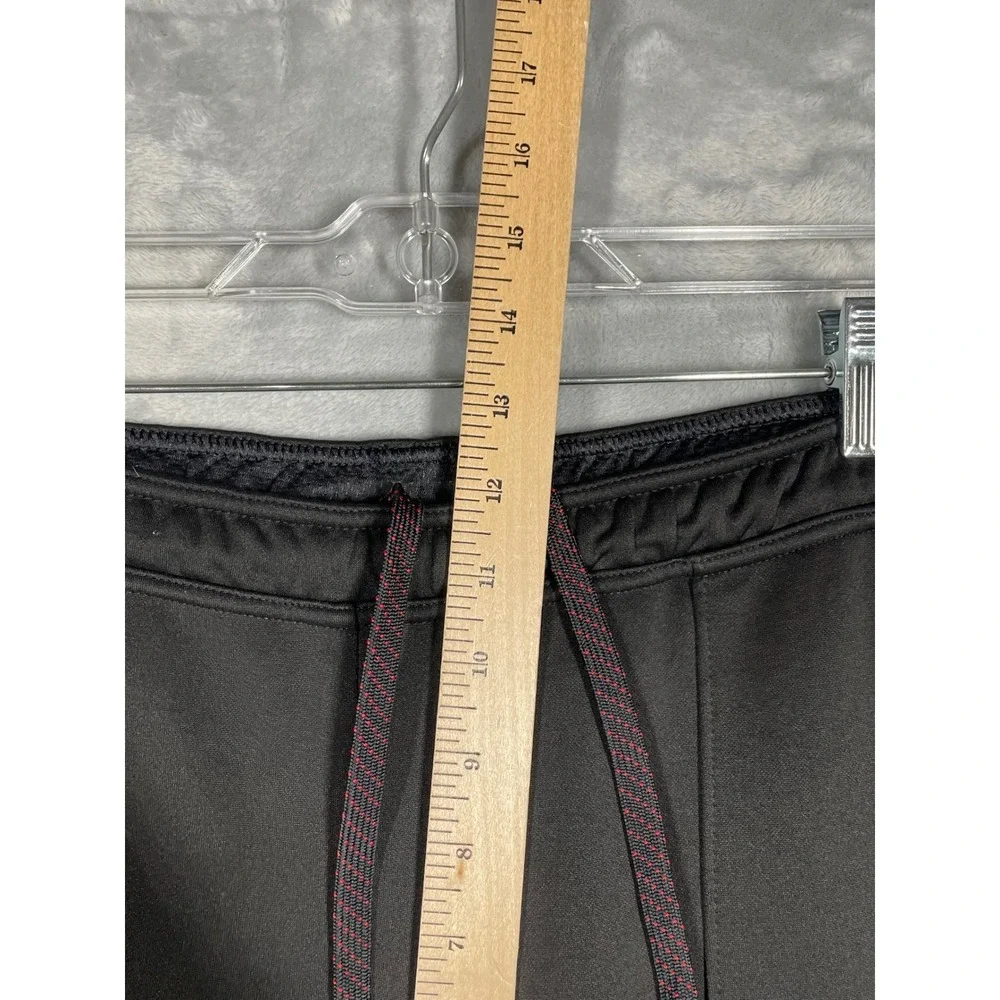 The North Face Mens XL Black Red Active Track Pants Zippered Ankle Joggers